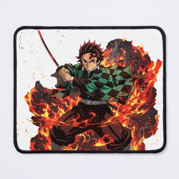 Item preview, Tanjiro Kamado — Hinokami Kagura Fire Breathing designed and sold by otakuwave-art.