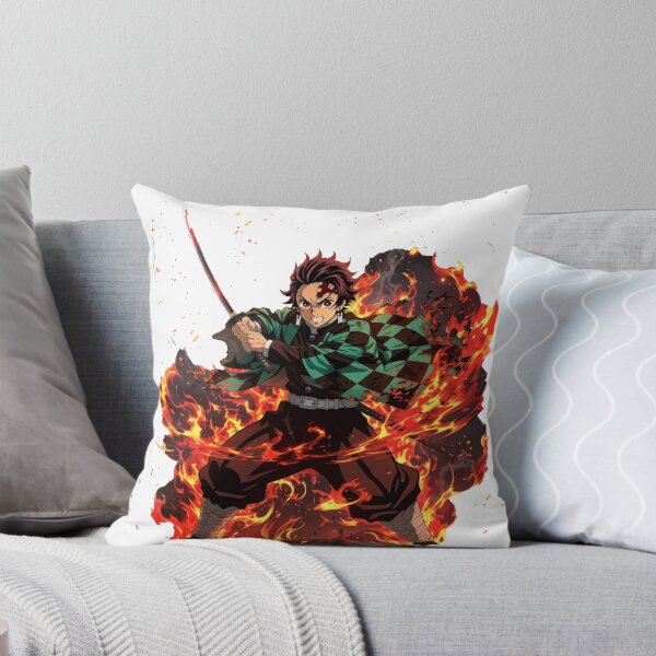 Item preview, Tanjiro Kamado — Hinokami Kagura Fire Breathing designed and sold by otakuwave-art.