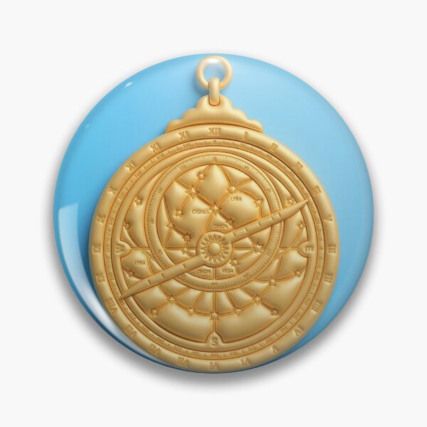Item preview, Explore the Stars with the Golden Astrolabe designed and sold by ozgurist13.