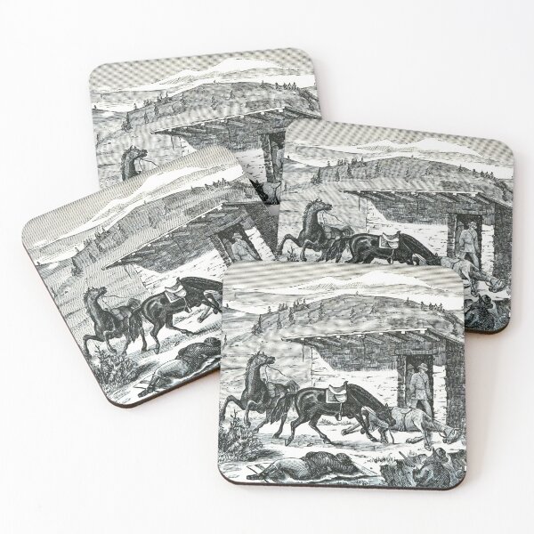 Item preview, Billy the Kid Captured by Pat Garrett Illustration designed and sold by TheSoulOfArt.