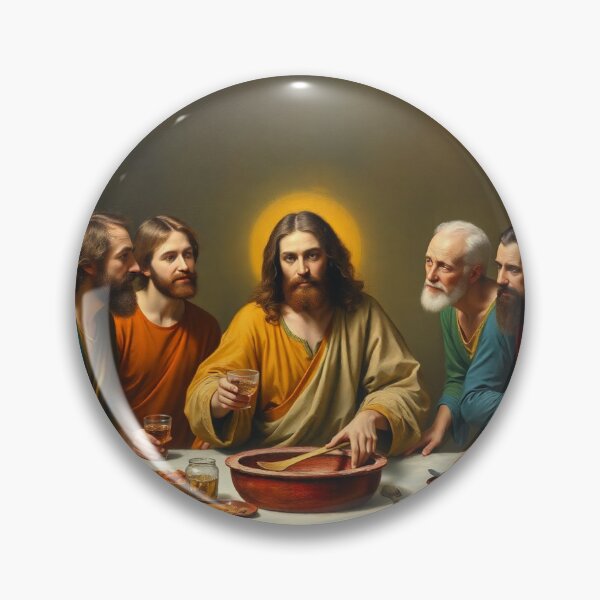 Item preview, Jesus at the last supper. designed and sold by oldMastersofart.