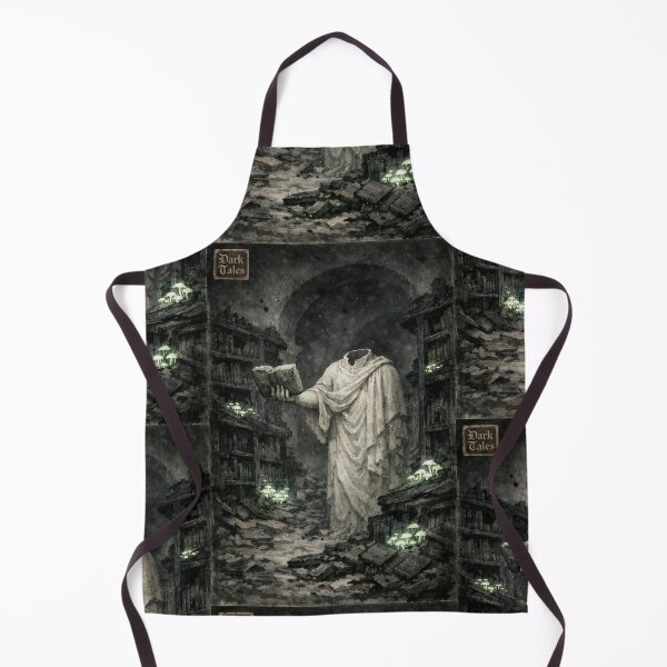 Item preview, The Library of Burnt Echoes - Dark Fantasy Ruins designed and sold by bapupa.