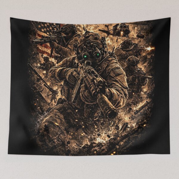 Item preview, Special Forces Elite Tactical Operator Art designed and sold by Retr0Tshirts.