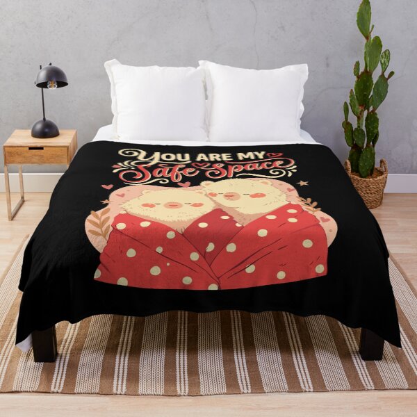 Item preview, You Are My Safe Space - Cute Cozy Bears designed and sold by ScitechPixel.