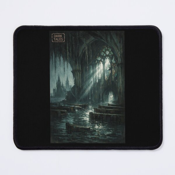 Item preview, The Sunken Cathedral of the Abyss - Dark Fantasy Ruins designed and sold by bapupa.