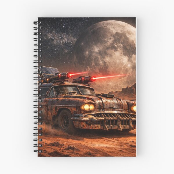 Item preview, Rusty War Machine in Post-Apocalypse Desert designed and sold by 216031.