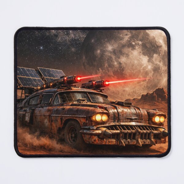 Item preview, Rusty War Machine in Post-Apocalypse Desert designed and sold by 216031.