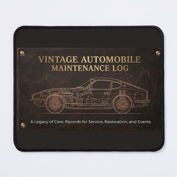 Item preview, Vintage Automobile Maintenance Log Heritage Edition designed and sold by Dariusz.K.