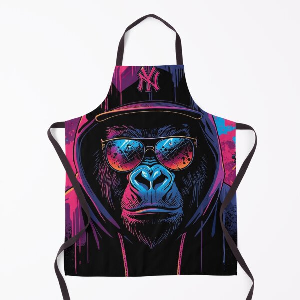 Item preview, Hip Hop Gorilla Neon Graffiti Street Art designed and sold by Mitaudesign.