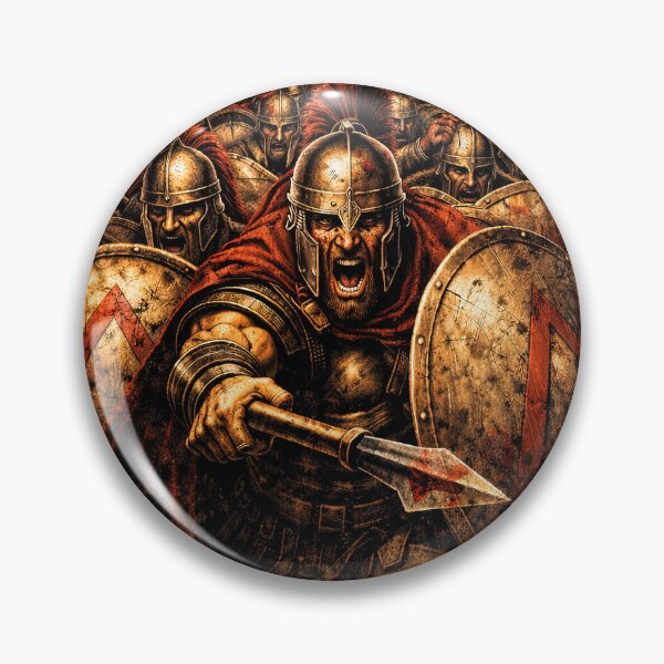 Item preview, Spartan Wall Ancient Warrior Formation Art designed and sold by Retr0Tshirts.