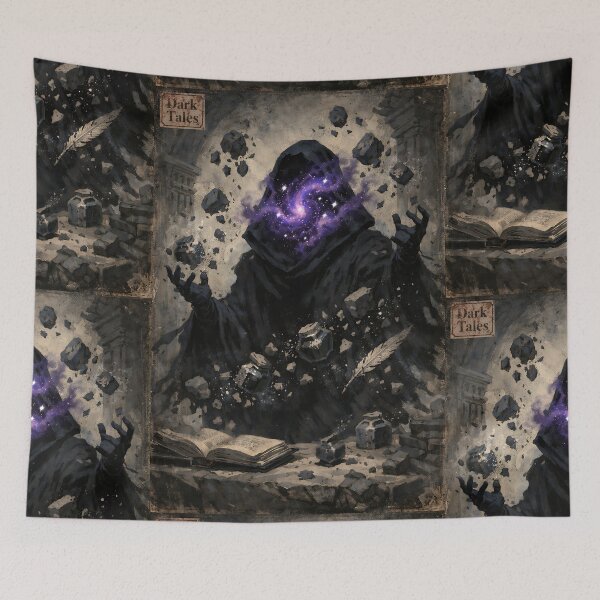 Item preview, The Void-Binder - Dark Fantasy Sorcerer designed and sold by bapupa.