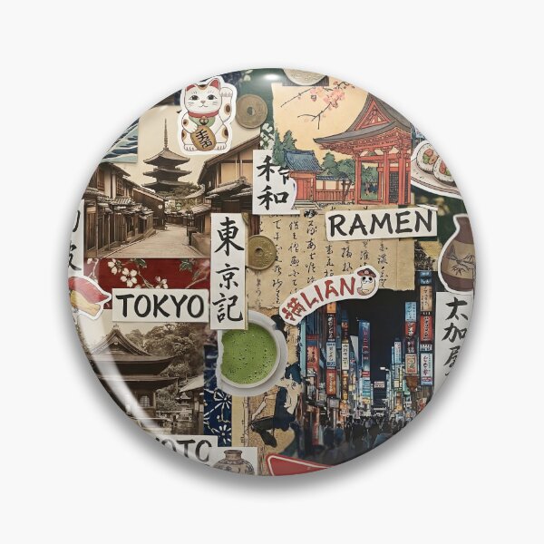Item preview, Japancore Collage Japanese Aesthetic Pride Heritage Scrapbook  designed and sold by GlueGunEnergy.
