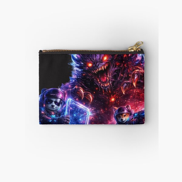 Item preview, Cosmic Neon Monster Battle  designed and sold by Nika Art Studio.