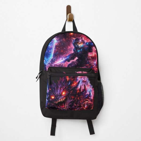Item preview, Cosmic Neon Monster Battle designed and sold by Nika Art Studio.
