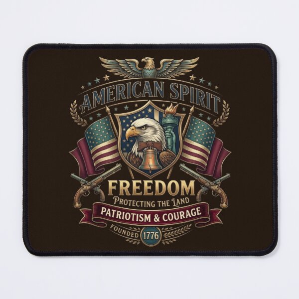 Item preview, American Spirit – Patriotic Freedom Emblem Design designed and sold by Dogandesighn.