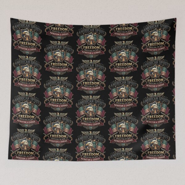 Item preview, American Spirit – Patriotic Freedom Emblem Design designed and sold by Dogandesighn.
