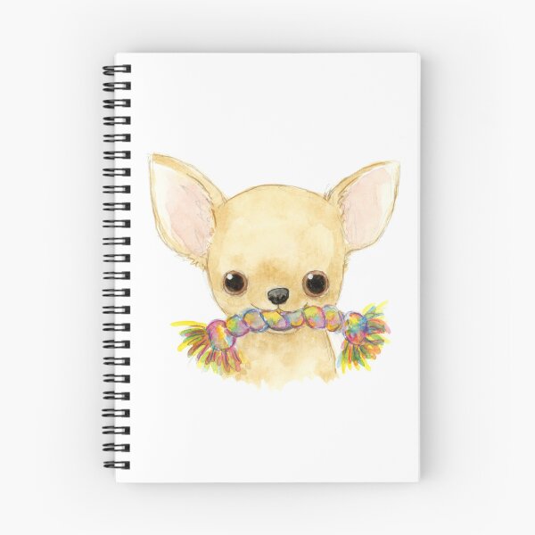 Item preview, Cute chihuahua with his favourite toy designed and sold by Chihuahuapaintr.
