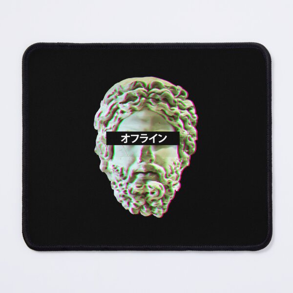 Item preview, Glitched Greek Statue Cybercore Vaporwave designed and sold by hectorcally48.