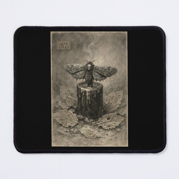 Item preview, The Pale Moth’s Vigil - Death Motif designed and sold by bapupa.