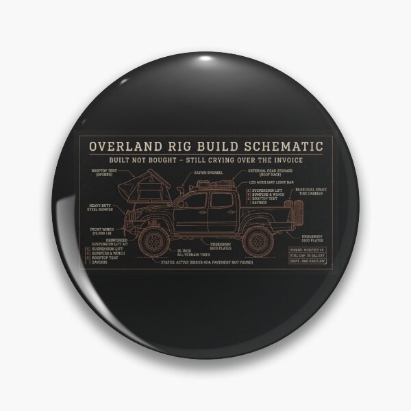 Item preview, Overland Rig Build Schematic Technical Blueprint designed and sold by Dariusz.K.