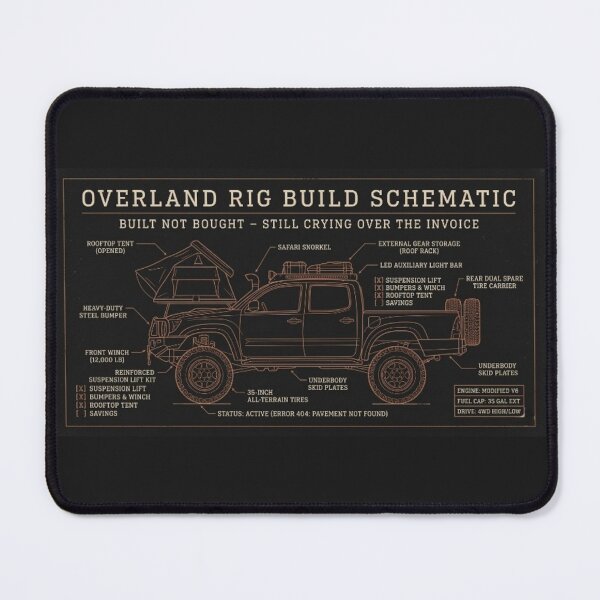 Item preview, Overland Rig Build Schematic Technical Blueprint designed and sold by Dariusz.K.
