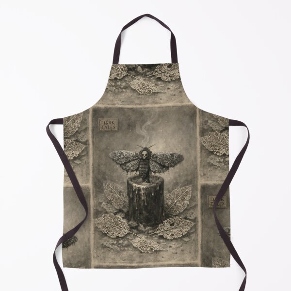 Item preview, The Pale Moth’s Vigil - Death Motif designed and sold by bapupa.