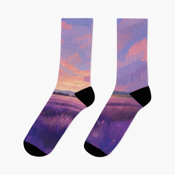 Item preview, Endless Lavender Fields At Sunset designed and sold by Christian Weiss.