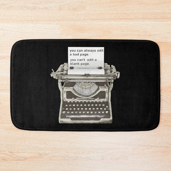 Item preview, Vintage Purple Typewriter Author Quote Art designed and sold by hectorcally48.