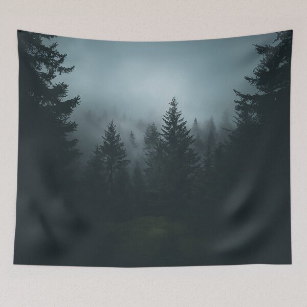 Item preview, Mysterious Foggy Pine Forest designed and sold by Christian Weiss.