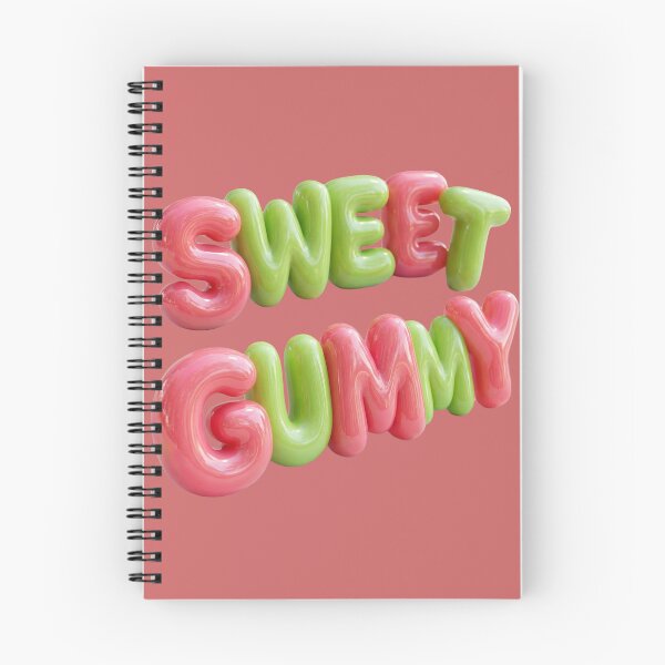 Item preview, Vibrant 3D Happy Gummy Candy Typography designed and sold by icemanphotos.