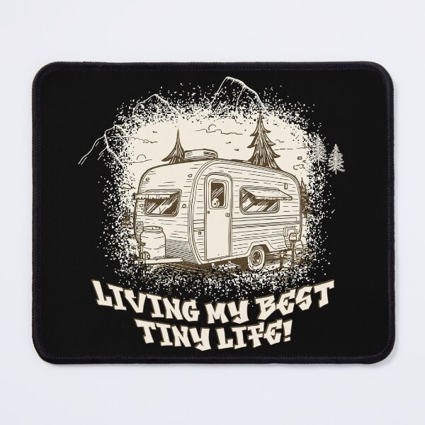 Item preview, Living My Best Tiny Life – Camper Trailer Camping Design designed and sold by TestudoDesign.