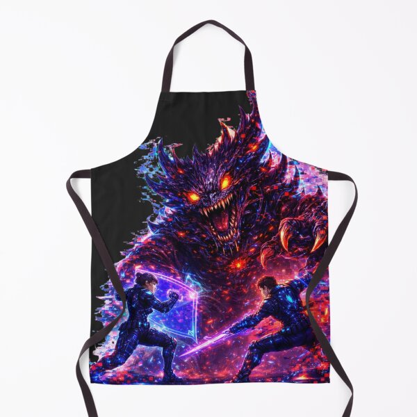 Item preview, Cosmic Neon Monster Battle designed and sold by Nika Art Studio.