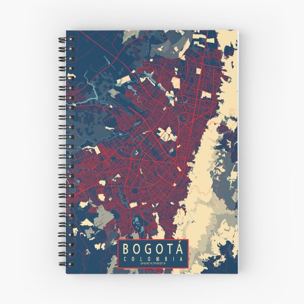Item preview, Bogota City Map of Colombia - Stencil designed and sold by deMAP.