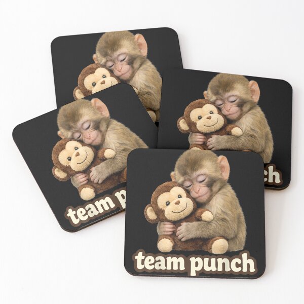 Item preview, Team Punch Cute Monkey Plush Toy Funny Animal Shirt designed and sold by MariCanal.