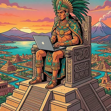 Artwork thumbnail, Aztec Code King by Reve-Rustique