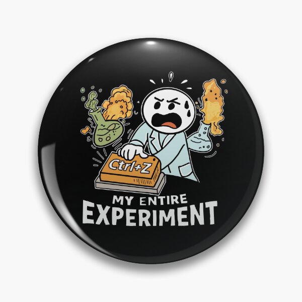 Item preview, Ctrl Z My Entire Experiment Funny Lab Humor Scientist Shirt designed and sold by Popstudio85.