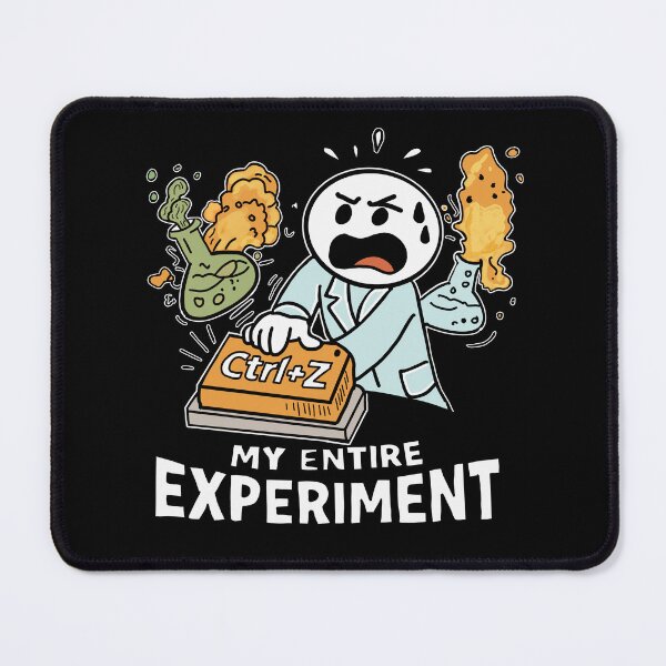 Item preview, Ctrl Z My Entire Experiment Funny Lab Humor Scientist Shirt designed and sold by Popstudio85.