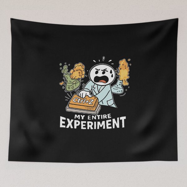 Item preview, Ctrl Z My Entire Experiment Funny Lab Humor Scientist Shirt designed and sold by Popstudio85.