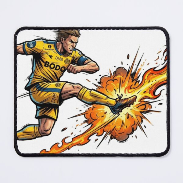 Item preview, BODO Fire Goal Football Sticker designed and sold by Imaginarium of Chaos falcon88 .