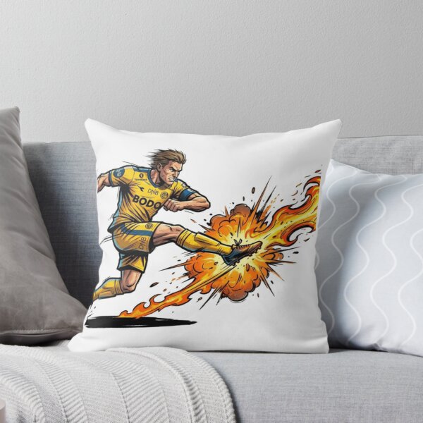 Item preview, BODO Fire Goal Football Sticker designed and sold by Imaginarium of Chaos falcon88 .