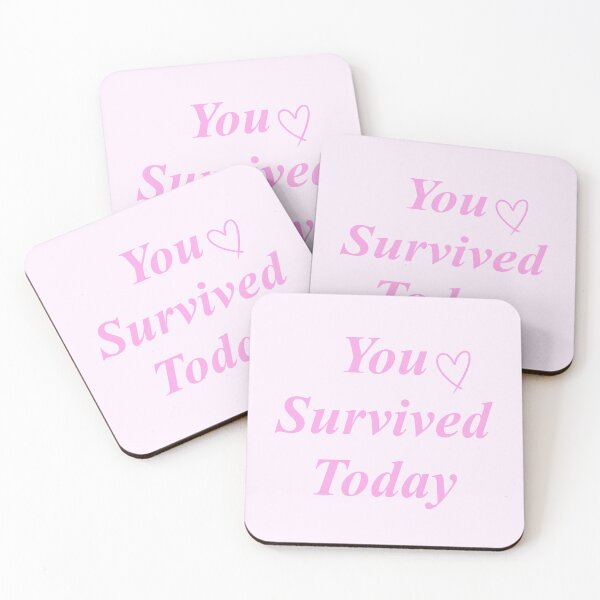 Item preview, You Survived Today Motivational Quote  designed and sold by AngelrayByMadi.