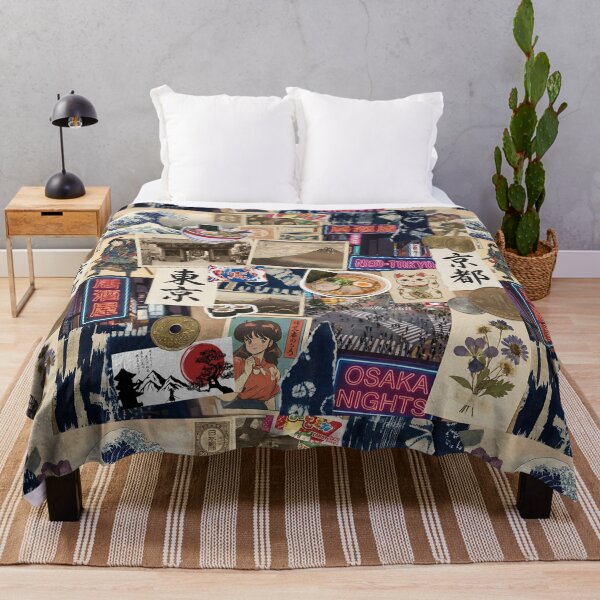 Item preview, Japancore Collage Japanese Aesthetic Lifestyle Culture Kanji designed and sold by GlueGunEnergy.
