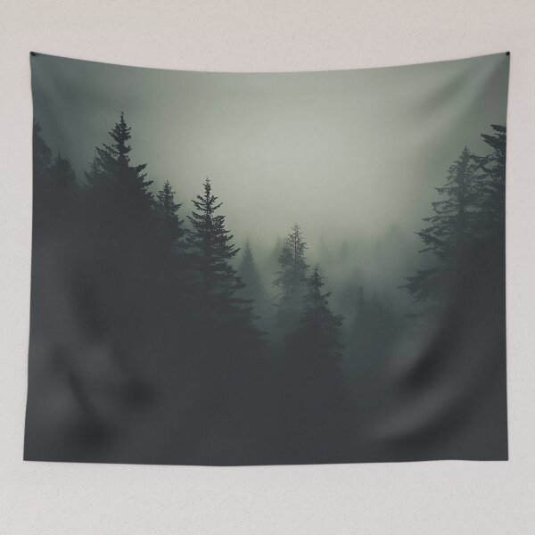 Item preview, Misty Evergreen Forest Morning designed and sold by Christian Weiss.