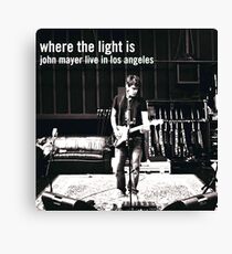 John Mayer Canvas Print