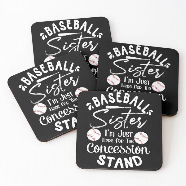 Item preview, Baseball Sister Im Just Here For The Concession Stand Funny Baseball Fan Design designed and sold by zamiokaline.