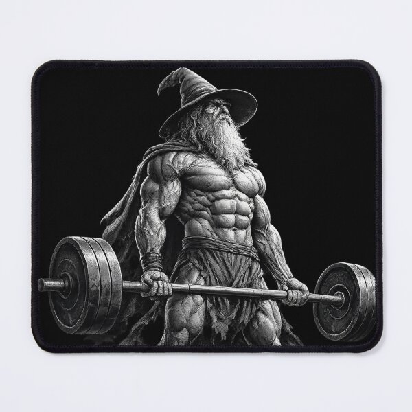 Item preview, Lift, you fools! – Gym Wizard Deadlift | Funny fitness meme for bodybuilders & gym fans designed and sold by Mavriboy.