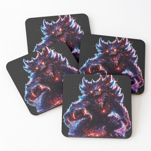 Item preview, Cosmic Neon Monster designed and sold by Nika Art Studio.