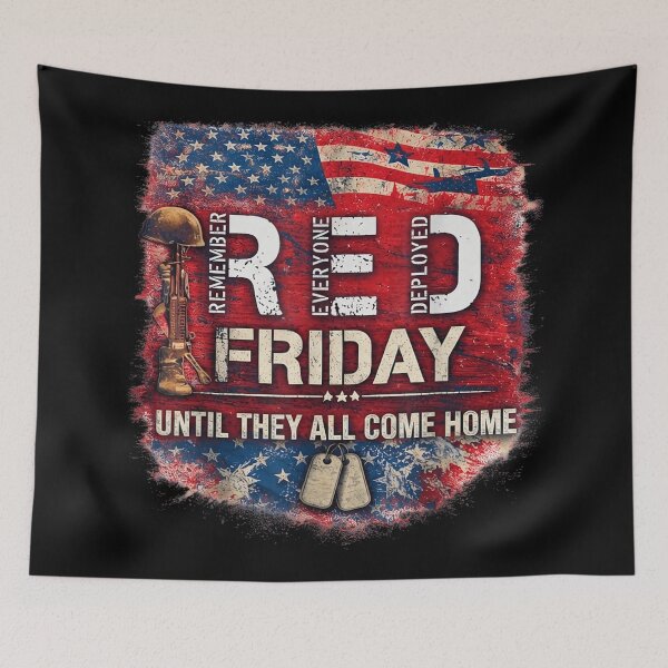 Item preview, Red Friday Remember Everyone Deployed Veteran Support Shirt designed and sold by WilliaMaler.