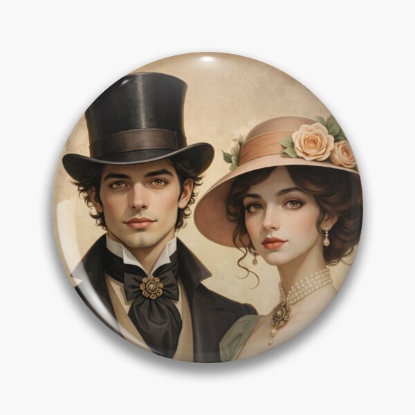 Item preview, Twin Roselier's - Paris 1893 Victorian Portrait - Shadows of Montmartre designed and sold by Beaurozier.