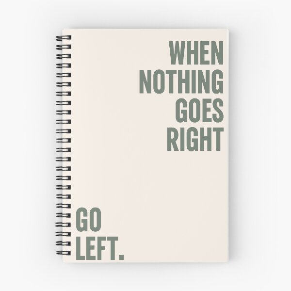 Item preview, When Nothing Goes Right - Quote Wall Art - Minimalist Typography designed and sold by Dessenia.